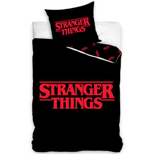 Obliečky Stranger Things Black
