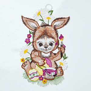 Textilná dekorácia "Zajačik"