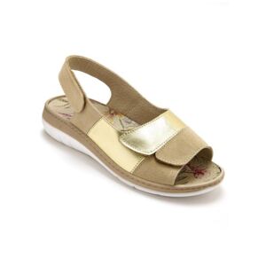 PÉDICONFORT® - Kožené sandále na suchý zips