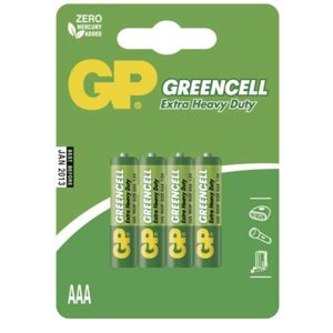 Batéria GP Greencell R03 (AAA), 4 ks