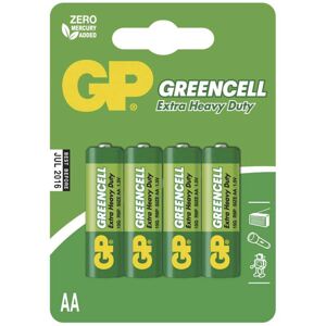 Batéria GP Greencell R6 (AA), 4 ks