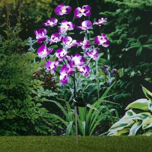 Solárny záhradný zápich Orchidea