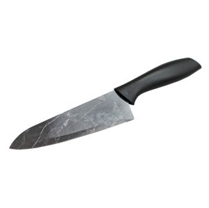 Šéfkucharský nôž 27,5cm čierny mramor