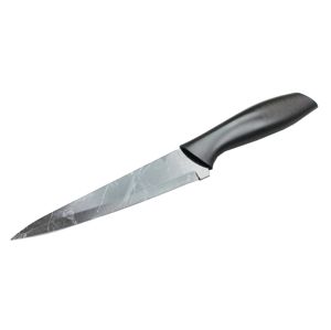 Šéfkucharský nôž 28cm čierny mramor